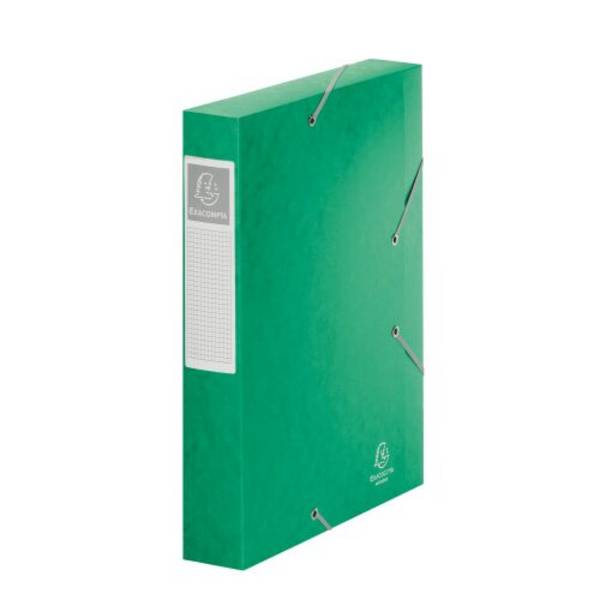 Chemise box Cartorel 24 x 32 cm dos 6 cm - verte
