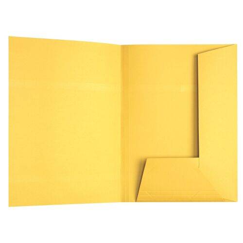 Sous-dossier kraft dossier suspendu 2 rabats Esselte 23 x 31 cm - jaune - Carton de 100-0
