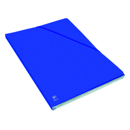 Dossier Oxford Alpina grande capacité dos 1,5 cm bleu - Lot de 10-0