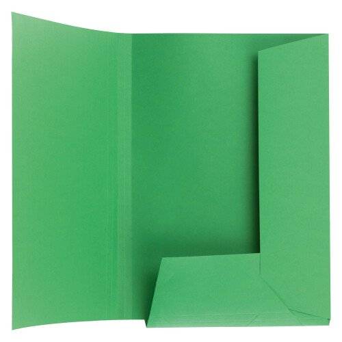 Sous-dossier kraft dossier suspendu 2 rabats Esselte 23 x 31 cm - vert - Carton de 100-0
