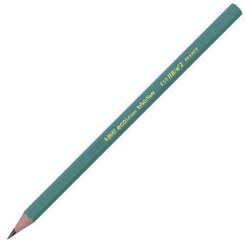 Crayon à papier Bic Ecolution HB - Boîte de 12-0