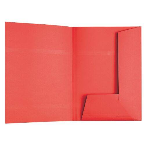 Sous-dossier kraft dossier suspendu 2 rabats Esselte 23 x 31 cm - rouge - Carton de 100-0