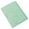 Chemise index kraft L'Oblique AZ 23,5 x 31,5 cm - Paquet de 25 - vert pastel