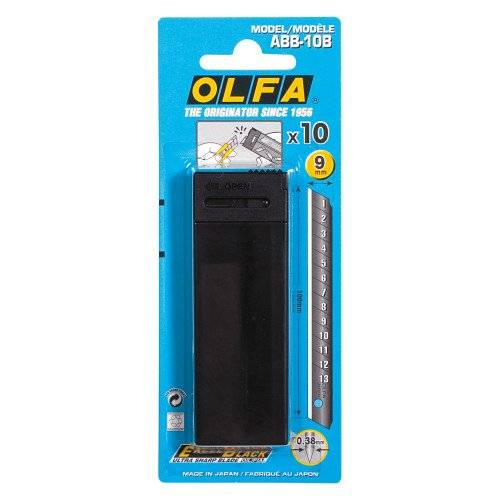 Lames Olfa Noires 9mm Tranchant Supérieur Pour Coupes Précises - Olfa-carpentras Donarier-0