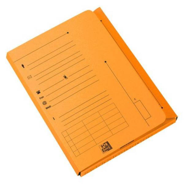 Chemise index kraft L'Oblique AZ 23,5 x 31,5 cm - Paquet de 25 - saumon