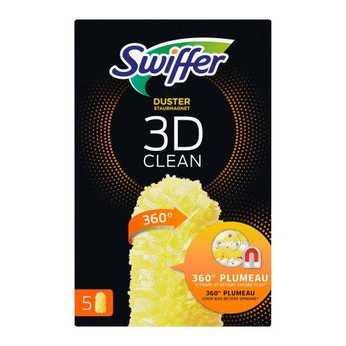 Recharge Plumeau Swiffer 3D Clean - Boîte de 5-0