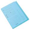 Chemise index kraft L'Oblique AZ 23,5 x 31,5 cm - Paquet de 25 - bleu pastel