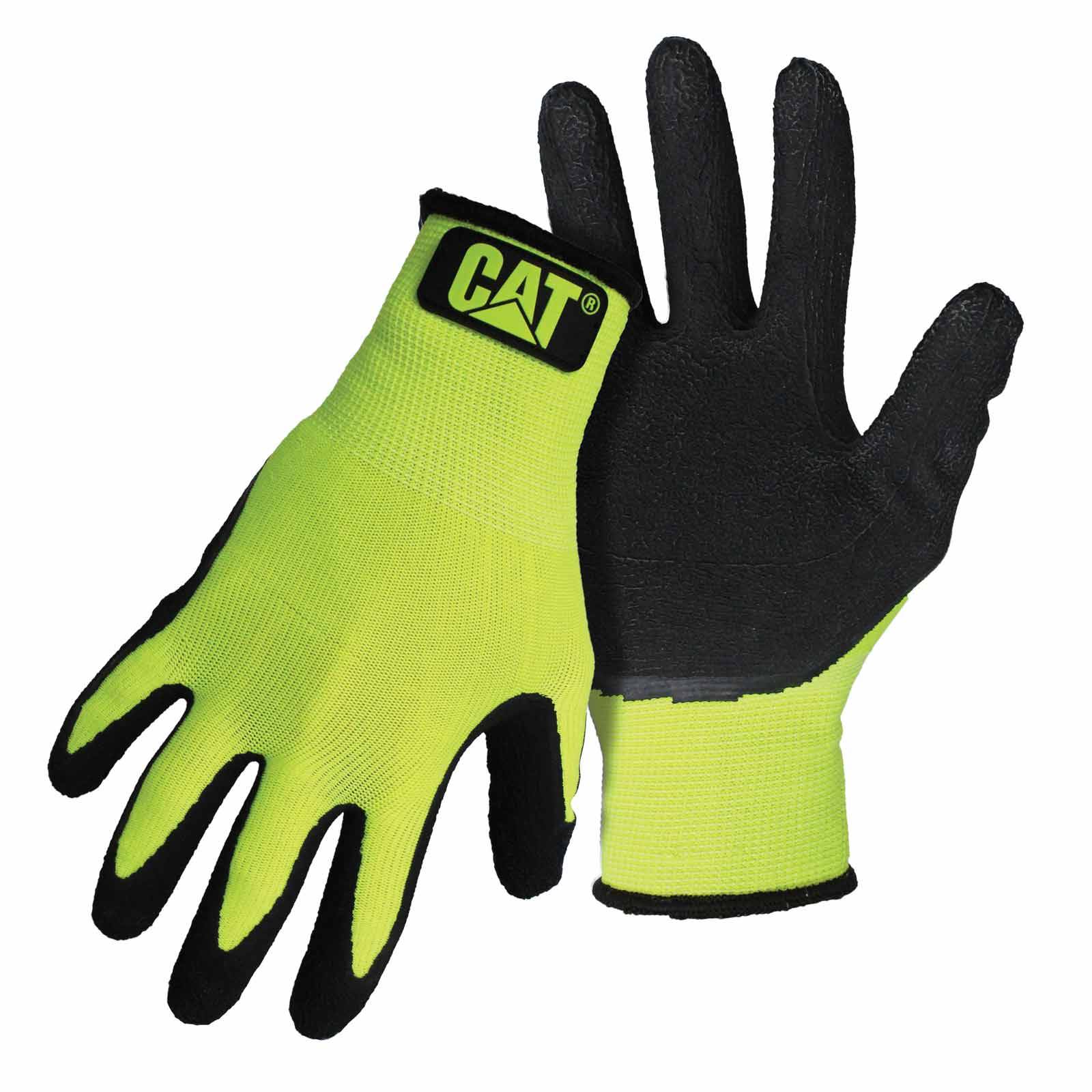 Gants Latex Haute Visibilité CAT017418 Caterpillar | Plusieurs tailles disponibles-0