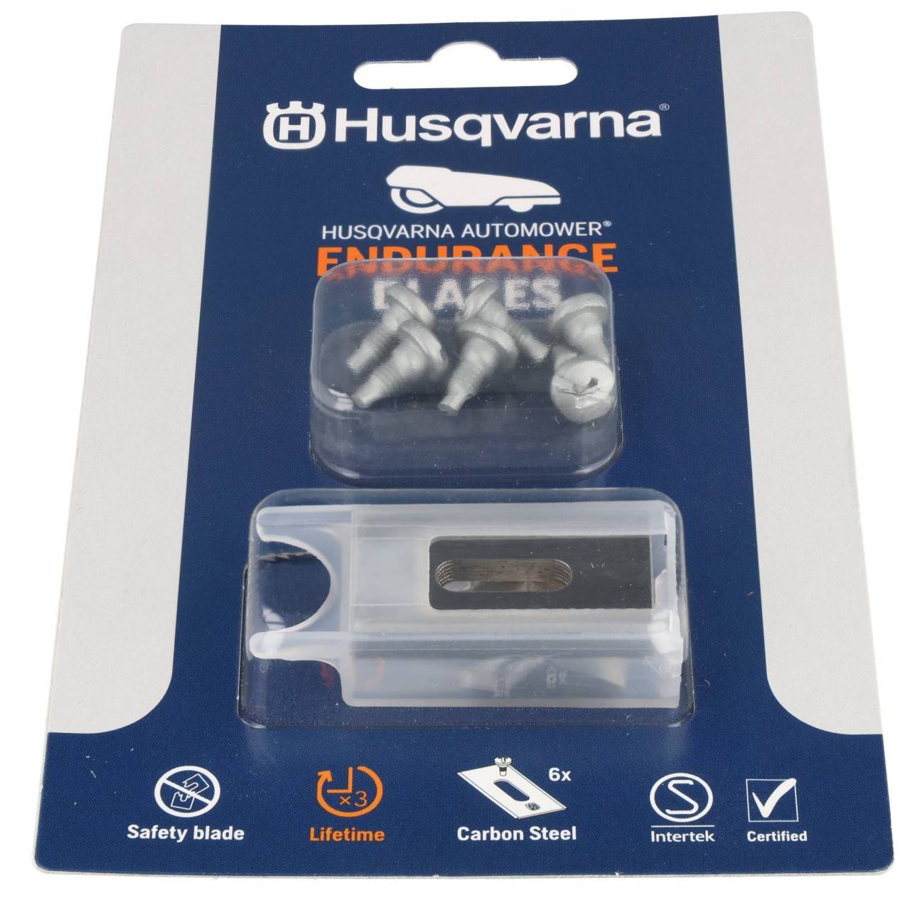 Lames de couteau de rechange Husqvarna Endurance Automower pour robots tondeuses, lot de 6-0