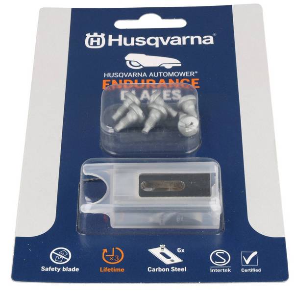 Lames de couteau de rechange Husqvarna Endurance Automower pour robots tondeuses, lot de 6