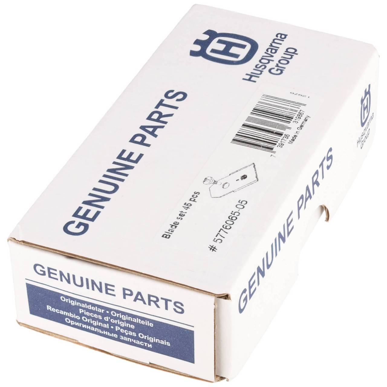 Lames de couteau de rechange Husqvarna Automower, extra épaisses 0,6 mm, carbone, pour robots tondeuses, lot de 45-3