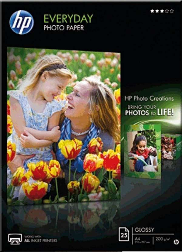 HP original Q5451A Everyday Glossy Photo Paper Ink cartridgetjet 200g/m2 A4 25 sheets 1-pack