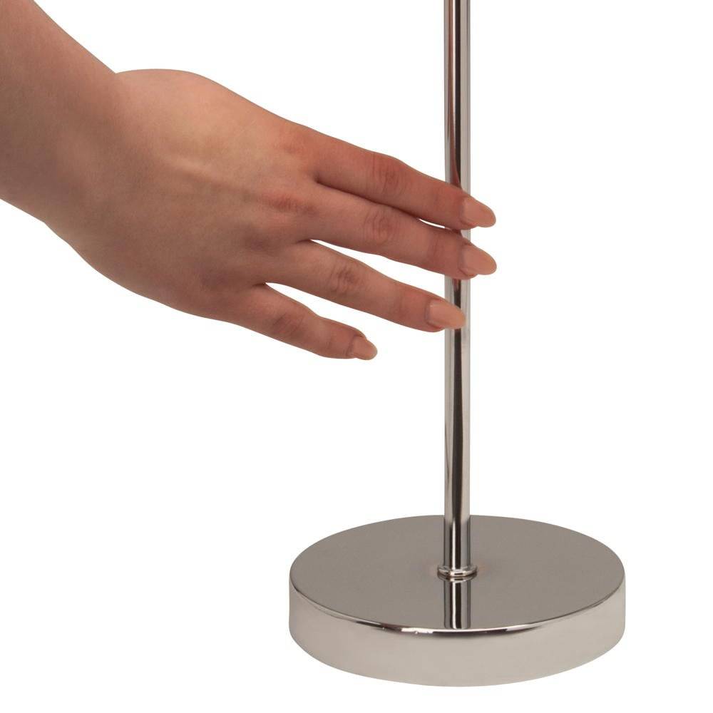 Brilliant Kasha 94874/05 Lampe de table LED E14 40 W blanc, chrome-3