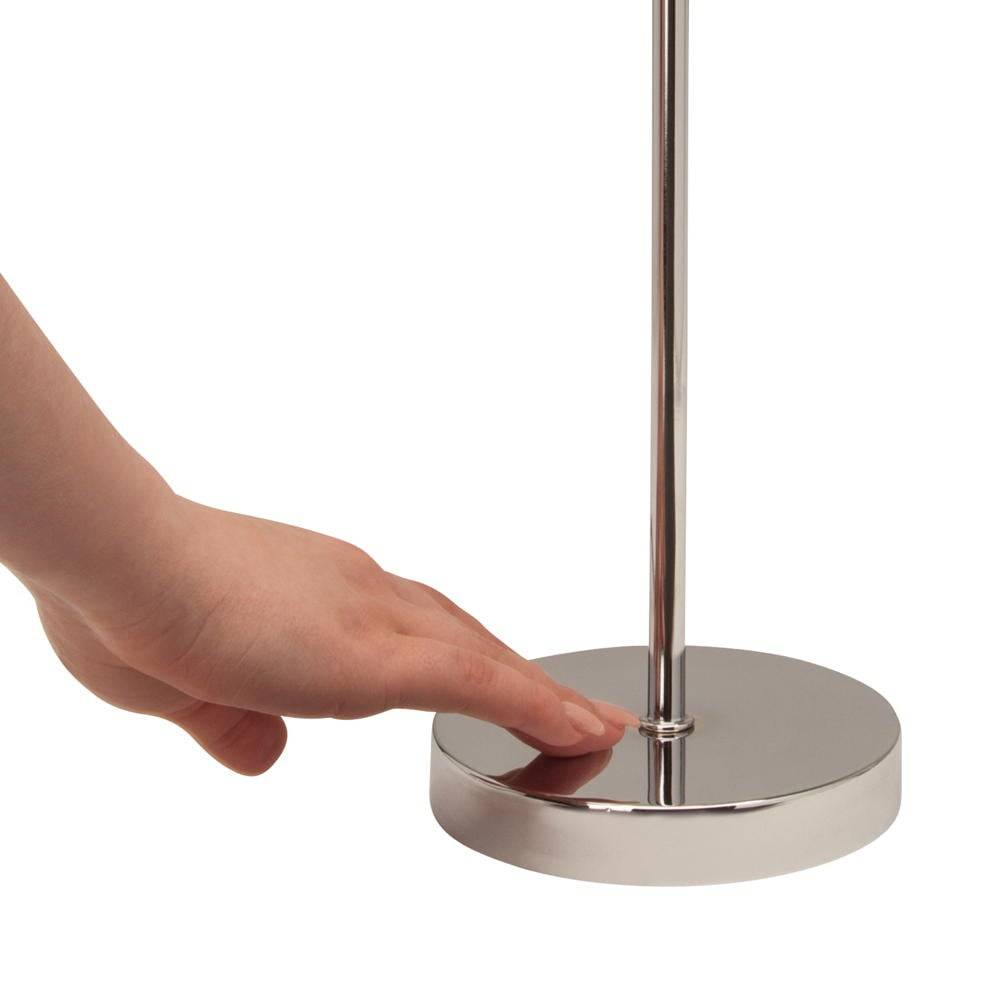Brilliant Kasha 94874/05 Lampe de table LED E14 40 W blanc, chrome-4