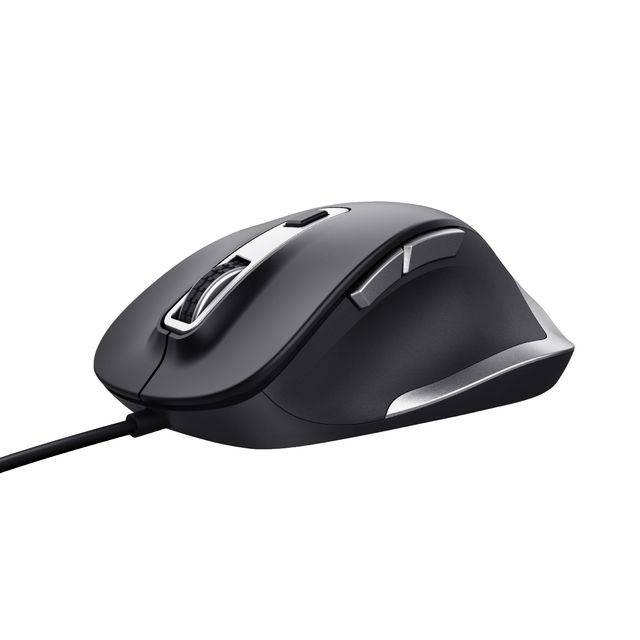 Trust FYDA Souris ergonomique filaire optique noir 6 Boutons 5000 dpi ergonomique-0