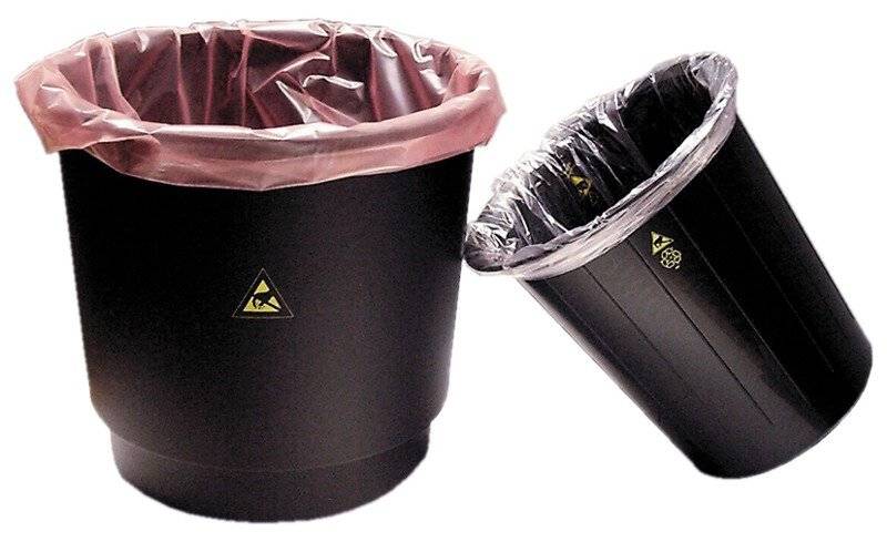 Poubelle ESD ronde, 14 litres-0