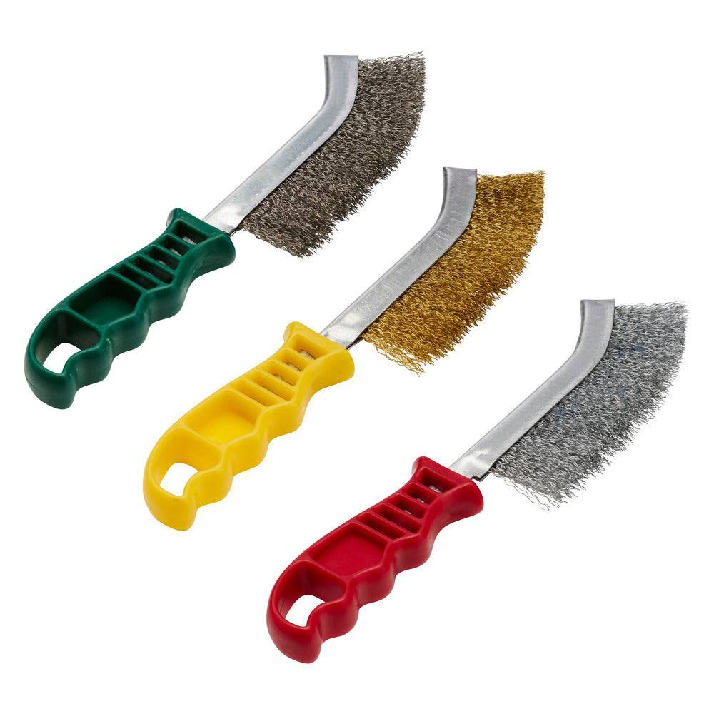BROSSES À MANCHES ONDULÉS FIL INOX 0,30 MM - RHODIUS-0