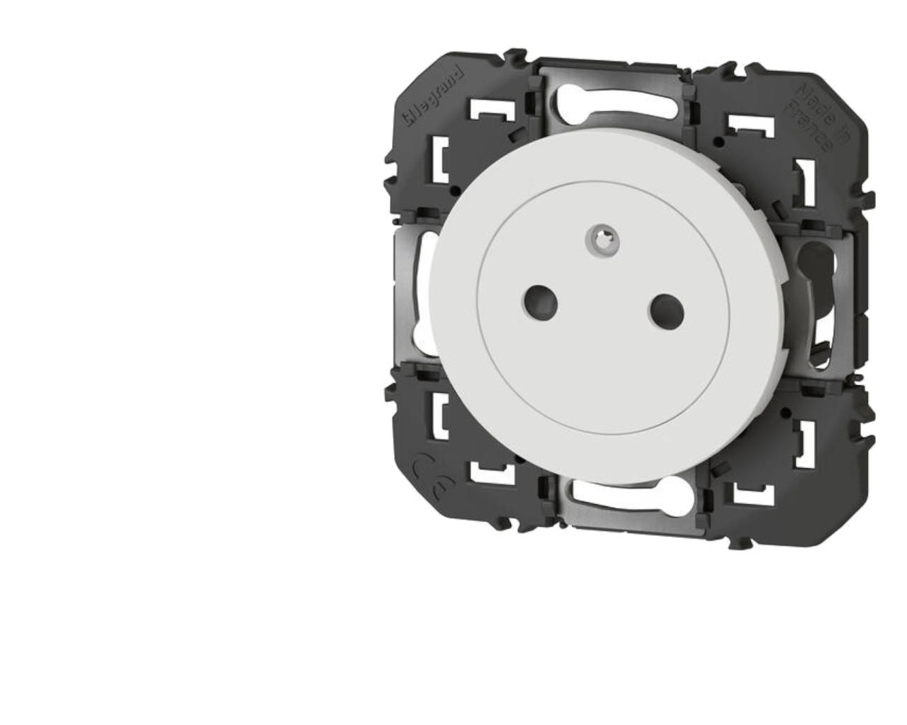 Prise De Courant 2p+t Surface Blanc Composable Dooxie - Legrand-0