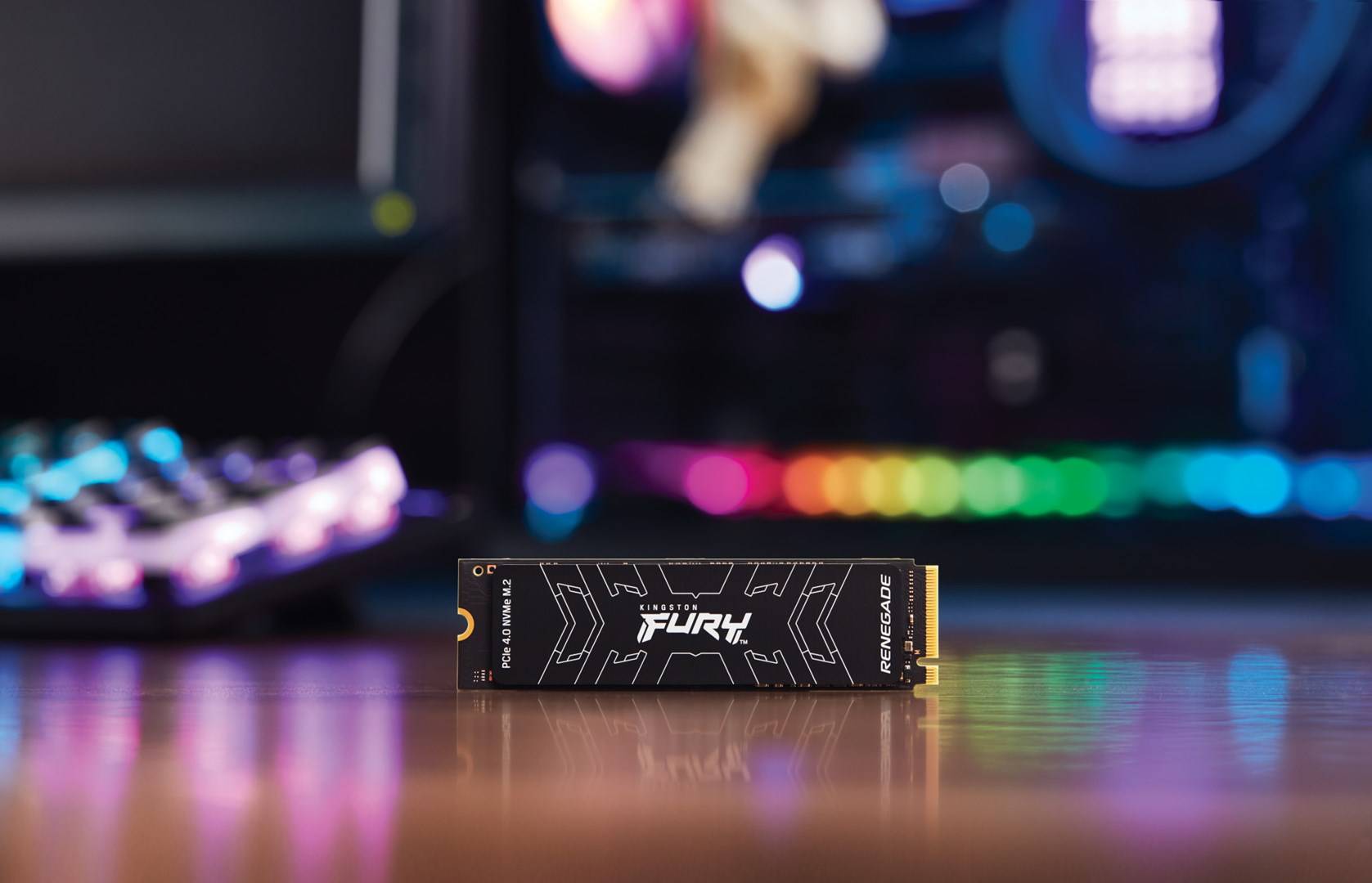 Kingston Fury Renegade 500 GB SSD interne M.2 PCIe NVMe 4.0 x4 SFYRS/500G-3