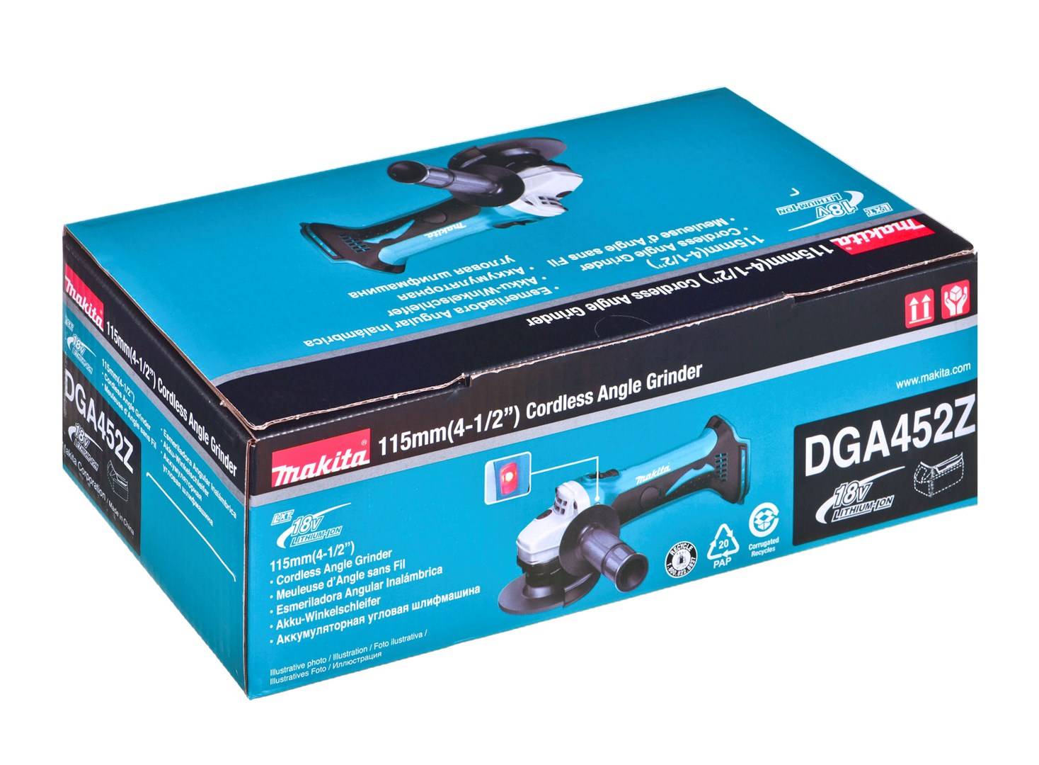 Meuleuse angulaire 18V LXT diam115 mm -machine seule- - MAKITA DGA452Z-5