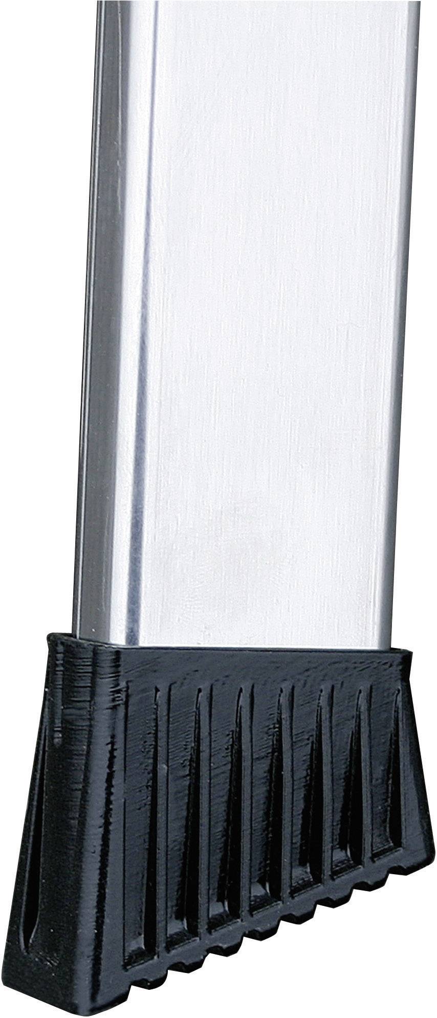 Tige métallique avec poignée en plastique striée à son extrémité inférieure, probablement un composant d'un outil ou d'un appareil.