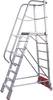 Krause 833143 aluminium Escabeau à plate-forme Hauteur de travail (max.): 3.90 m argent DIN EN 131 47 kg