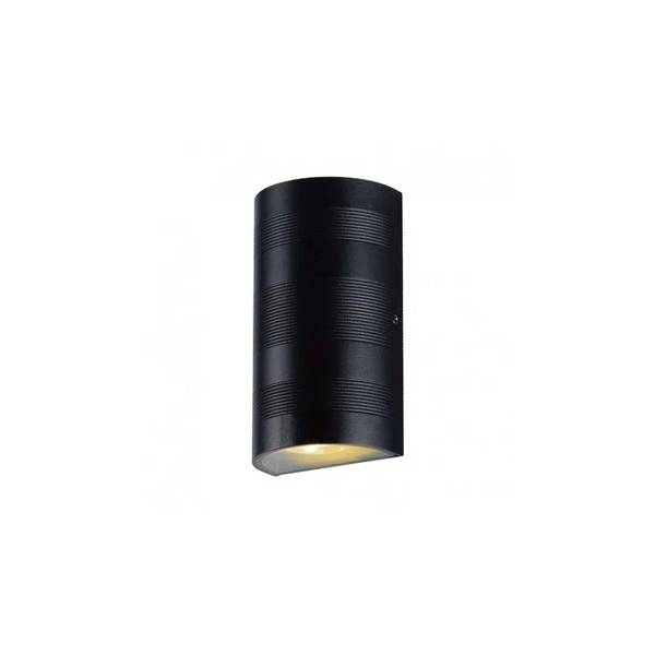 Applique Murale LED 2x5W Cylindrique 3000Â°K Gris IP54