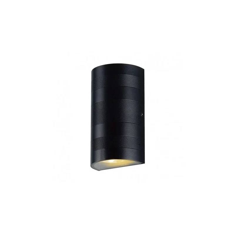 Applique Murale LED 2x5W Cylindrique 3000Â°K Gris IP54-0