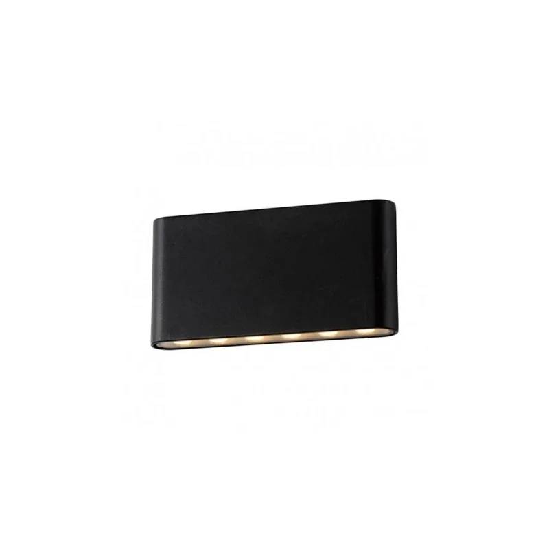 Applique Murale Rectangulaire LED 10W 4000Â°K Gris Anthracite IP54-0