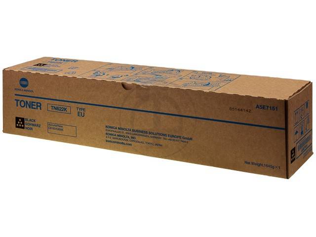 Konica Minolta TN622K, Noir, 1 pièce(s)-0