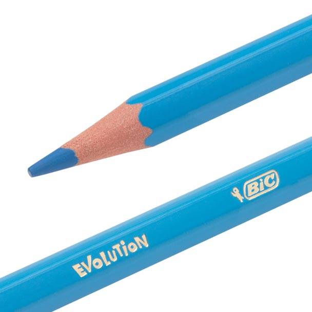 Crayons Couleur Bic Kids 12 Couleurs Vives, Mine Résistante - Bic-2