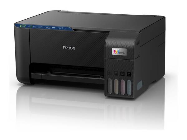 Epson EcoTank ET-2861, Jet d'encre, Impression couleur, 5760 x 1440 DPI, Copie couleur, A4, Noir