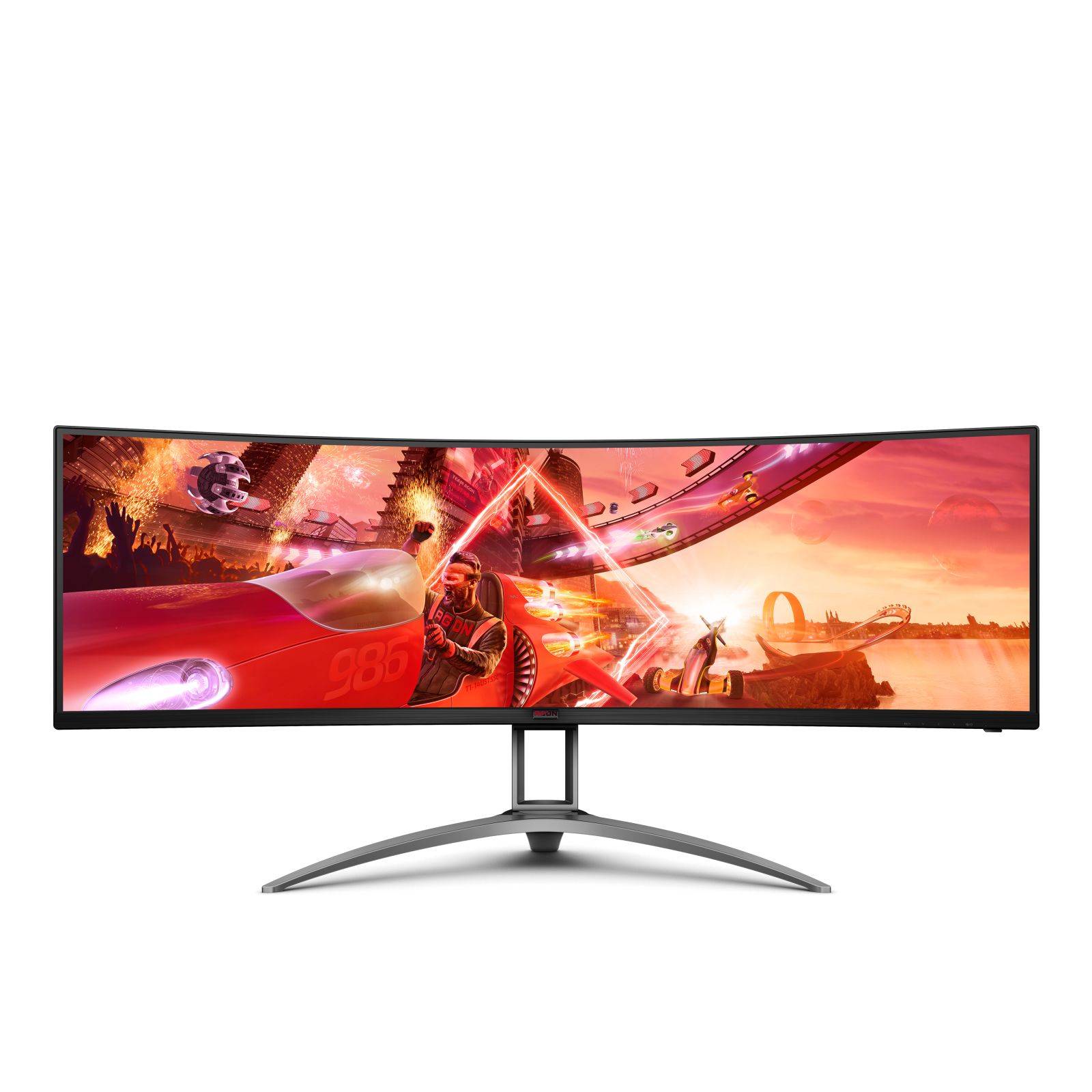 AOC B2 AG493UCX2, 124 cm (48.8"), 5120 x 1440 pixels, Quad HD, LED, 1 ms, Noir-2