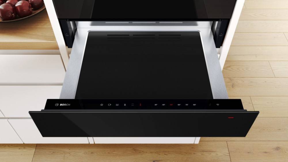 Tiroir Chauffant 14cm Noir Bosch BIC7101B1-1