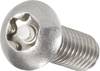 TOOLCRAFT 888769 Vis à tête bombée M4 6 mm profil en Torx avec téton acier inoxydable A2 10 pc(s)