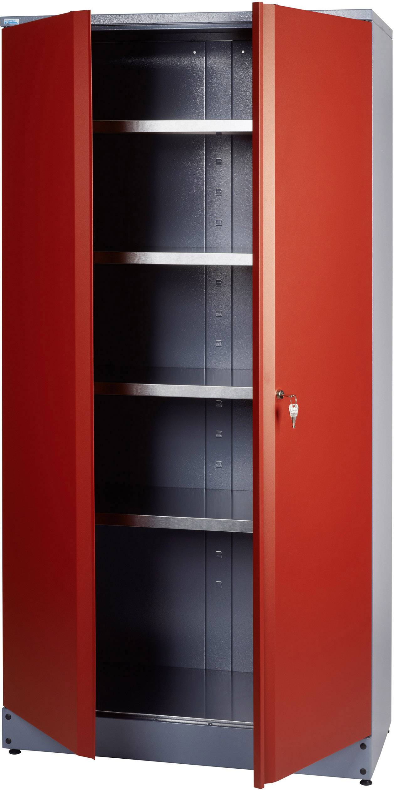 Küpper 70428-2 Set établi et armoire murale rouge, gris-argent - Conrad  Electronic France