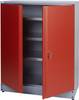 Armoire 2 portes et 3 étagères rouge Küpper 71692
