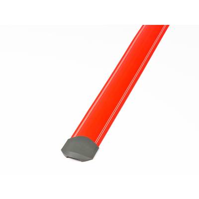 Protège-câbles TPE (mélange de caoutchouc inodore) rouge Serpa B9 5.01046.3020 Nombre de canaux: 3 Longueur 3000 mm 1 pc