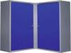Küpper 70377 Armoire murale pour outils (L x l x H) 60 x 60 x 60 cm bleu, argent