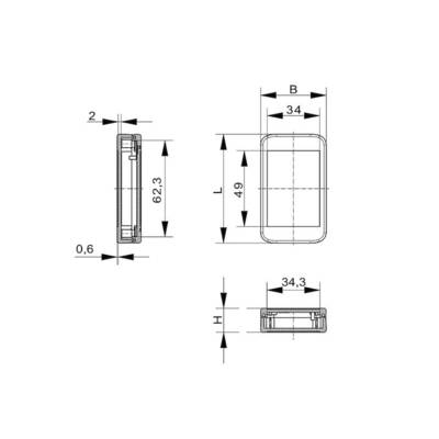 Bopla BL 704025 - 9003 BOLINK_SET 16174503.HMT1 Boîtier pour capteur 71.2 x 43.2 x 27.7 Polycarbonate V0 blanc 1 pc(s)-2