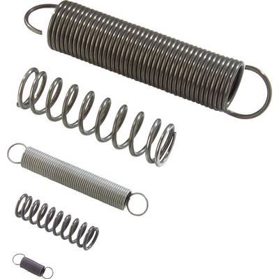Pack De 2 Ressorts De Traction Puissants 1x8x40mm - Fil 1mm, Double Crochet En Acier Pour Bricolage Et Réparations
