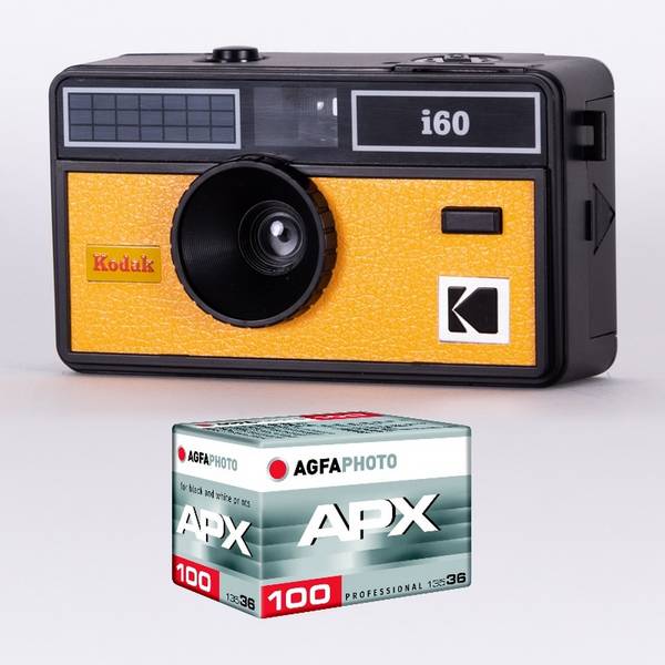 Pack KODAK i60 Jaune - Appareil Photo Argentique 35mm + Pellicule 100 ISO (36 poses)