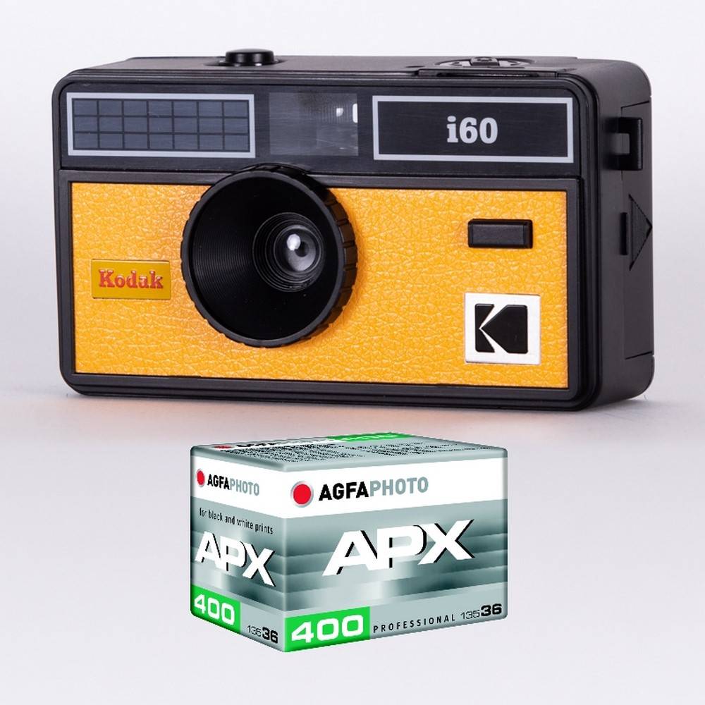Pack KODAK i60 Jaune - Appareil Photo Argentique 35mm + Pellicule 400 ISO (36 poses)-0