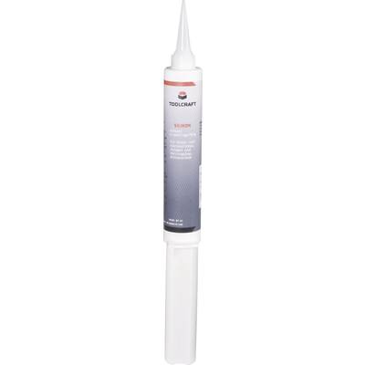 Cartouche de mastic de "Toolcraft", 100 ml, pour travaux d'étanchéité.