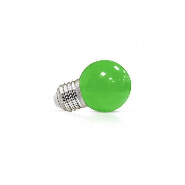 Ampoule LED E27 Couleur Bulb G45 1W Vert