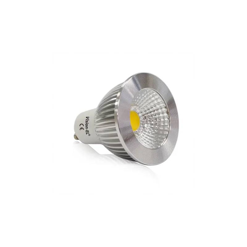 Ampoule LED GU10 Spot 5W 3000Â°K Aluminium 75Â°-0
