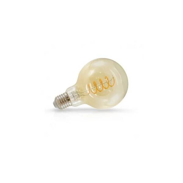 Ampoule LED E27 G95 Filament Spirale 4W 2700Â°K Golden