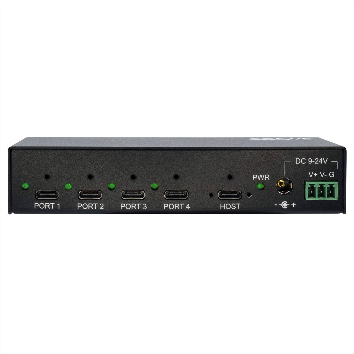 Exsys EXSYS EX-12294HMS 4 Port USB 3.2 Metall Hub USB noir-2