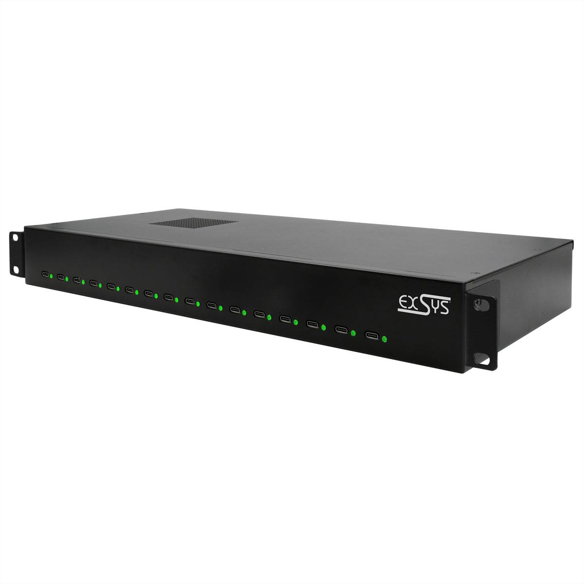 EXSYS EX-11016 Station de charge 16 ports USB-C haute puissance 480W-4