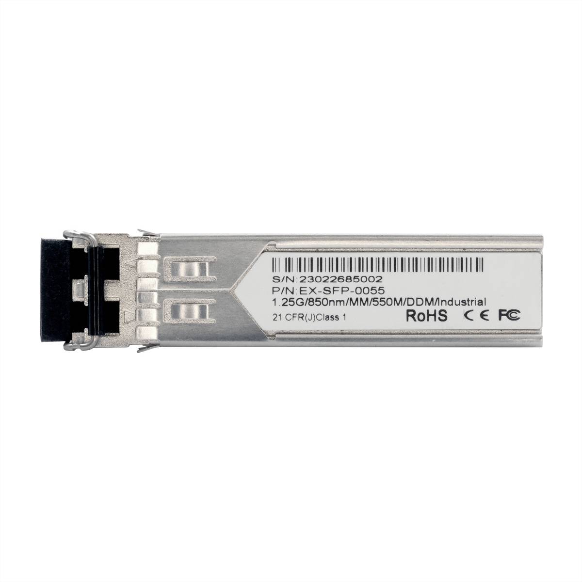 EXSYS EX-SFP-0055 SFP Transceiver, LC, Duplex, Multimode, 550m, -40°C à +85°C-2